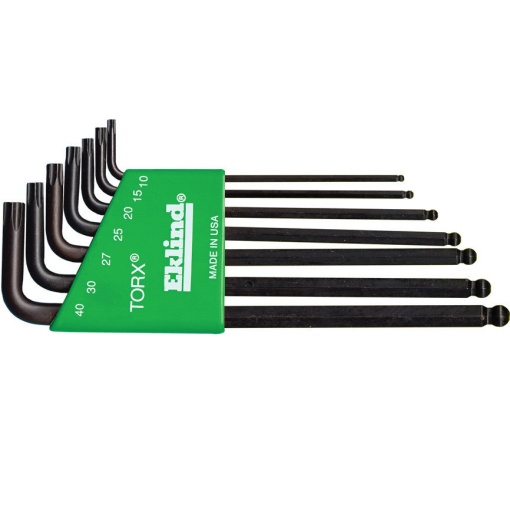 Set 7 chei cu profil TX in suport de plastic TX10-TX40/7 EKLIND T10-T40