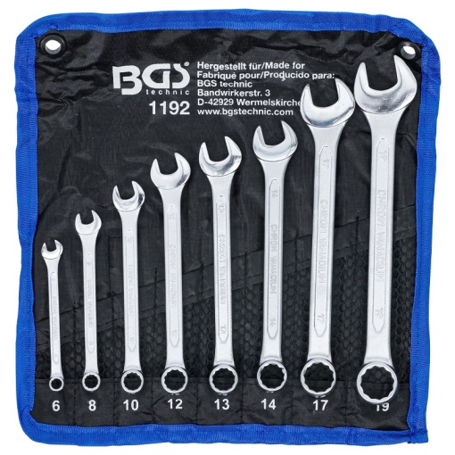 Set 8 chei combinate 6-19 mm