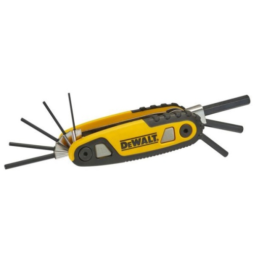 Set 8 in 1 chei hex Dewalt DWHT0-70263, pliabil, 2 - 10 mm