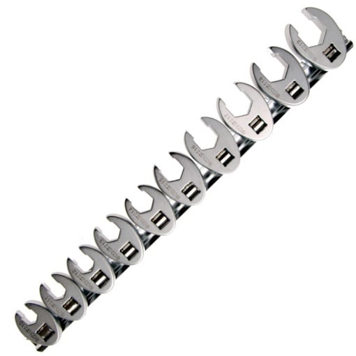 Set chei speciale inelare deschise BGS 3/8", 10-19mm, 10 buc.