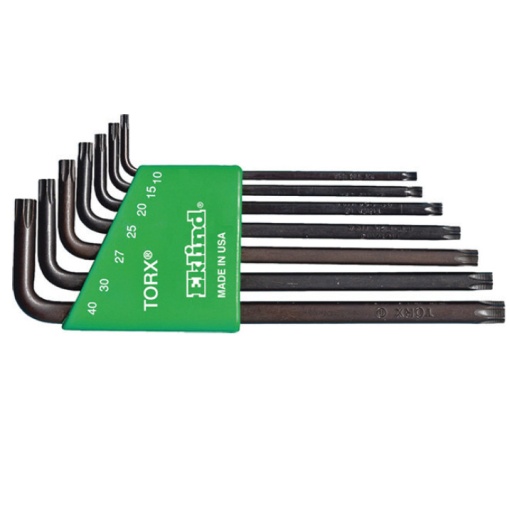 Set de 7 chei lungi cu profil TX in suport de plastic EKLIND T10-T40