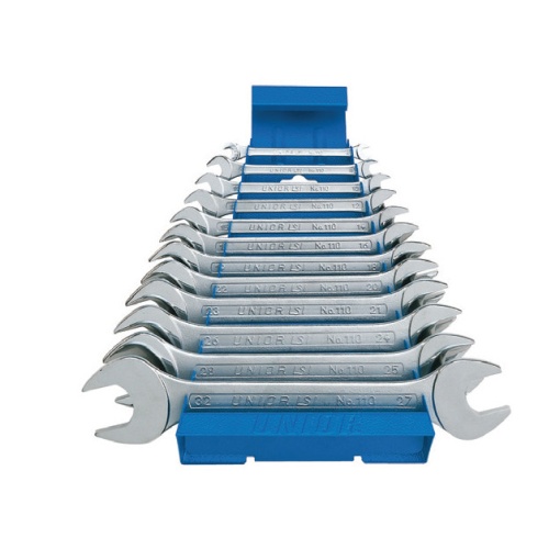 Set de chei fixe in suport metalic 12 PIESE 1/4"-1 1/16"
