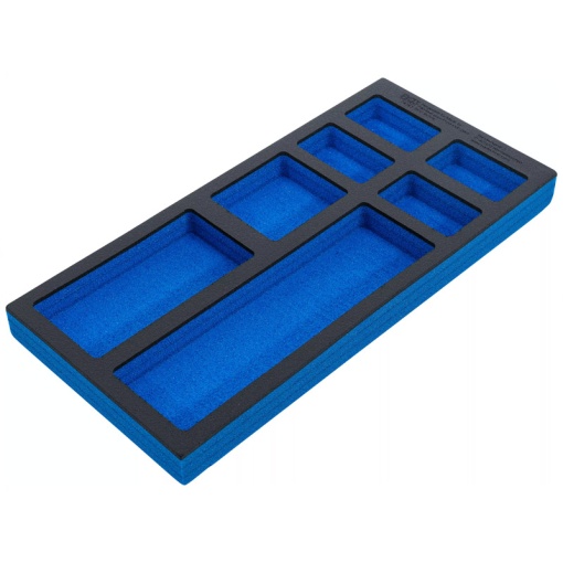 Suport organizator din spuma BGS 1/3 sertar, 7 compartimente, 408x189x32 mm