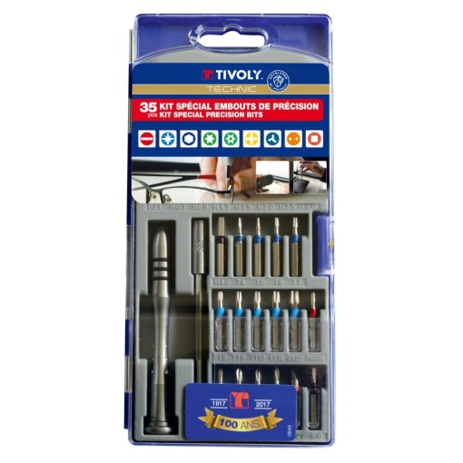 Trusa Tivoly 35 piese biti si accesorii pentru aplicatii de precizie