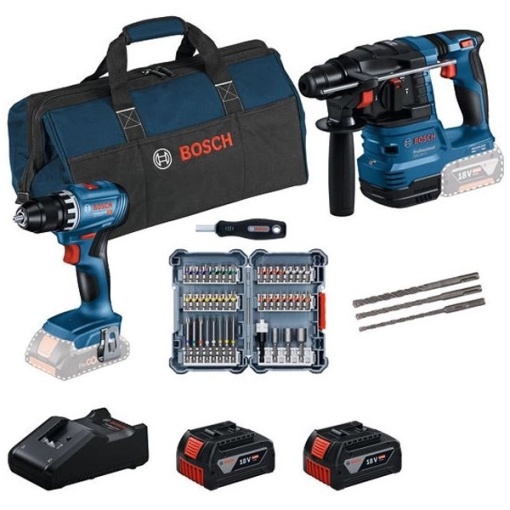 0615V0003D SET COMBI 18V GBH+GSR+GBA+GAL+BAG+AC