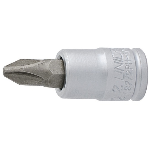 187/2PH-1/4" Capete chei tubulare cu cap profil PH 2 exterior Unior 1/4"