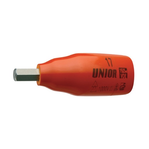 236/2HXVDEDP Capete chei tubulare cu profil hexagonal exterior de 3/8", izolate la 1000 V, dublu strat, DIM 4 - 619171