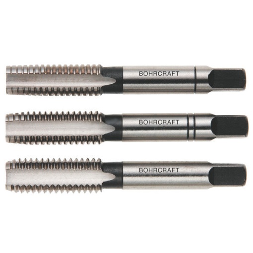 4109 Tarozi pentru filetare manuala, pas normal, pe stanga, DIN 352, HSS-G, 3 buc/set, DIM M 16