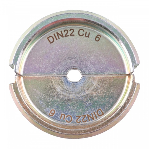 Bacuri de sertizare DIN Cupru Milwaukee (Dimensiune conector cablu (mm²): 6, Cod imprimat: 5)