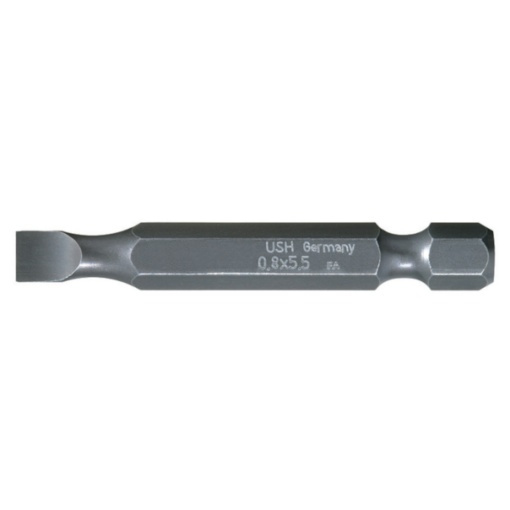 Bit hexagonal USH 1/4” DIN 3126 – Forma E 6,3 – profil lat lung 0,6 x 4,5