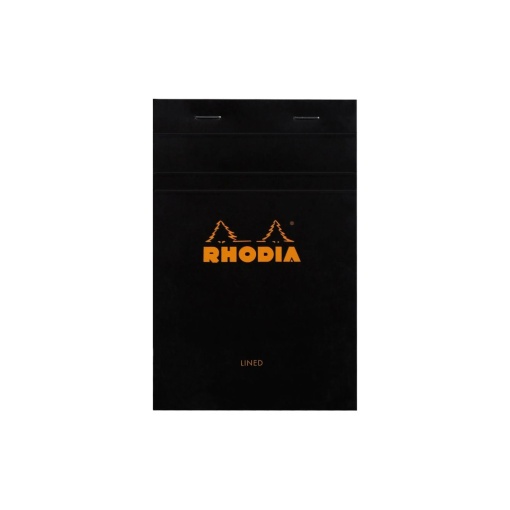 Blocnotes 11 x 7 cm, capsat, 80 file, N°14, Rhodia Basic, black