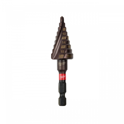 Burghie în trepte SHOCKWAVE™ IMPACT DUTY Milwaukee ShW 4 to 20 mm