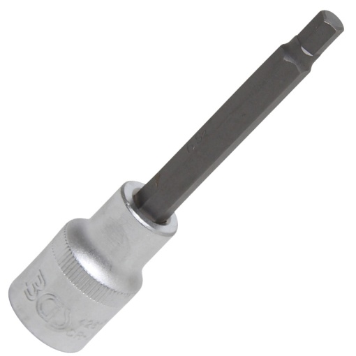 Cap cheie tubulara 1/2" cu varf imbus, 6 x 100 mm, BGS