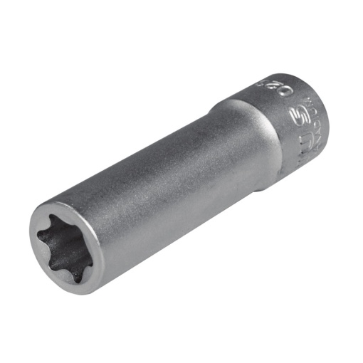 Cap cheie tubulara lunga cu profil IUS Torx 1/2” - E16