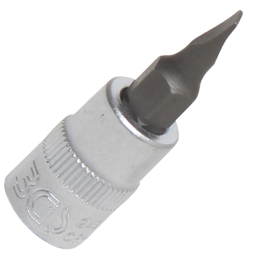 Capat cheie tubulara 1/4" cu varf drept 4 mm, 38 mm