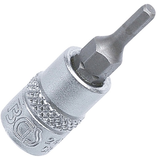 Capat cheie tubulara 1/4" cu varf imbus, 3 mm