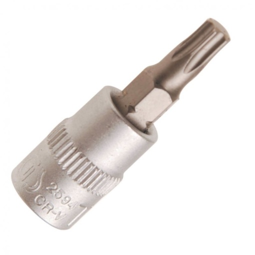 Capat cheie tubulara 1/4" cu varf Torx, T27