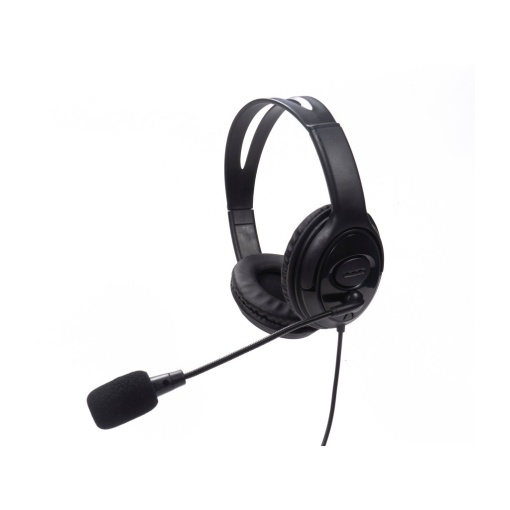 Căști cu fir Tellur Basic PCH2, microfon, control fir, USB, negru