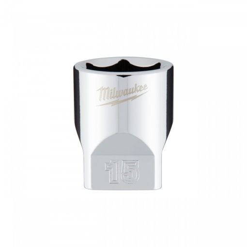 Cheie tubulară Milwaukee 1/4, sistem metric, scurtă - 15mm
