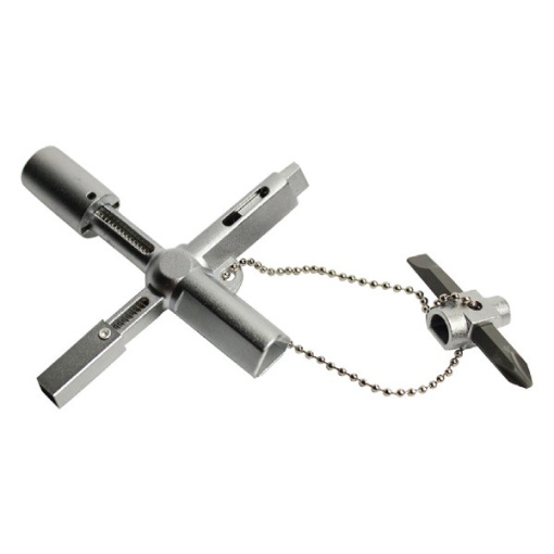 Cheie universala pentru panouri, DIM 65x65x17 mm 3-11 mm