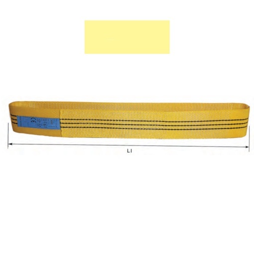 Chinga de ridicare Gutman circulara din fibră de poliester IDM 6000 Kg