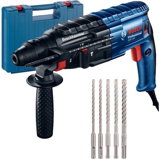 Ciocan rotopercutor BOSCH GBH 240 SDS-plus 790 W, 2.7 J + Valiză