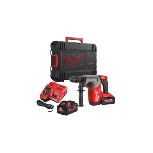 Ciocan rotopercutor SDS-Plus 26 mm cu 4 funcții și mandrină FIXTEC™ ONE-KEY™ M18 FUEL™ M18 ONEFHX-552X, echipat, 2 baterii, incarcator, valiza