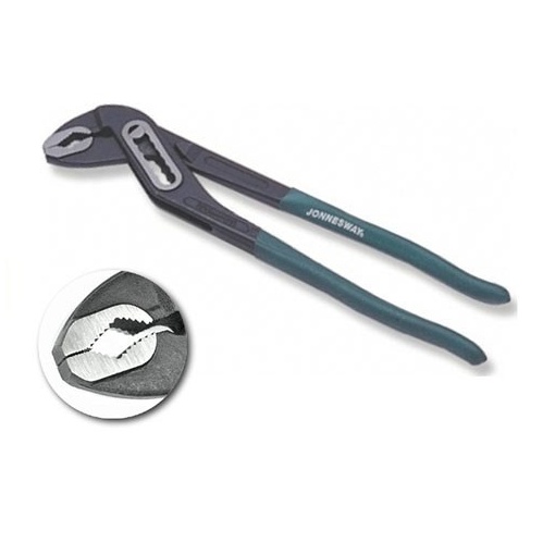 Clește Jonnesway reglabil cu mâner cutie și mânere PVC, 250 mm, 0-33 mm