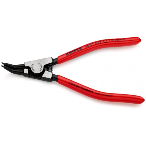 Clește KNIPEX pentru inele de siguranță pe axuri angular la 45°; Ø 10 – 25 mm; 130 mm
