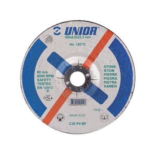 Disc abrunat piatra Unior 180x6x22mm