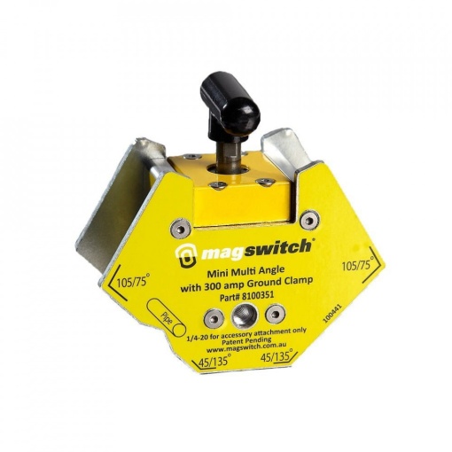 Dispozitiv magnetic sudare si aliniere cu reglarea a unghiului 45/135°, 60/120°, 75/105°, 90°, Mini Multi Angle 300 AMP