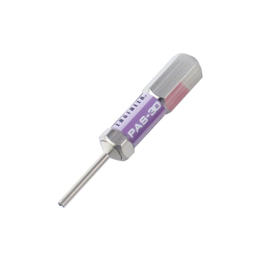 Extractor conectori si prize Engineer PAS-30, cu arc interior, O interior 1.9 mm, O exterior 2.5 mm, lungime 62 mm, inel recunoastere violet, otel inox