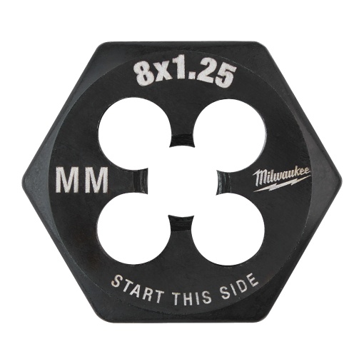 Filiera hexagonala Milwaukee pentru filet metric, M8-1.25