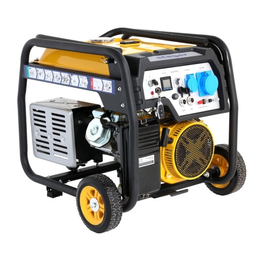 Generator curent monofazat Stager FD 6500ER automatic 230V, 5.5kW, benzină, conector ATS, multistart, autonomie pana la 20h
