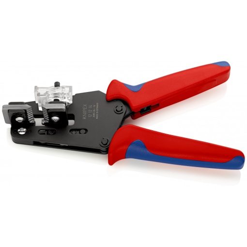 KNIPEX 12 12 14 clește de precizie dezizolator cu cuţite profilate cu manşoane multicomponent brunat 195 mm