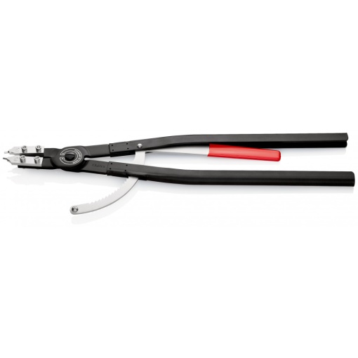 KNIPEX 44 10 J5 clește pentru inele de siguranță pentru inele interioare cu alezaje vopsit electrostatic în negru 570 mm