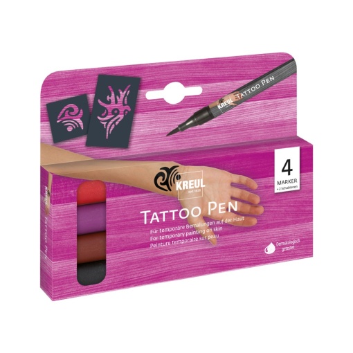 KREUL Tattoo Pen Tribals Set of 4