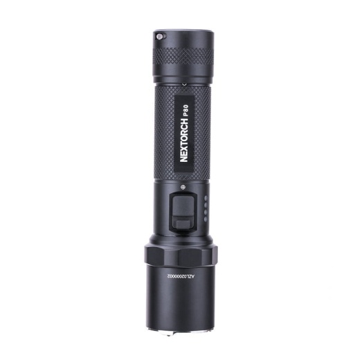 Lanterna reincarcabila P80 Nextorch, 1300 lm, 280m, cu comutator rapid stroboscop