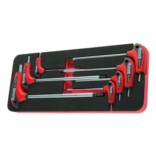 Modul OSC cu 7 chei locas hexagonal cu maner T - 260×160×50 MOB 2,5-10 mm