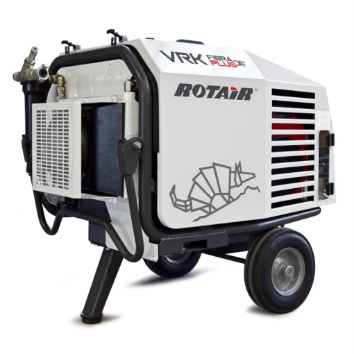Motocompresor ROTAIR VRK FIBRA presiune 15 bar debit 1000 l/min motor Honda GX 690 22,5 cp