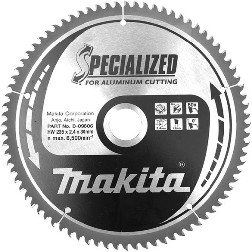 Panza fierastrau circular, aluminiu Makita 180x30x1.8 mm, 60 dinti