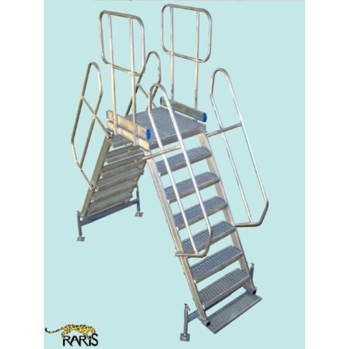 Platforma RARIS, fixa, la 60°, dubla , Gmax = 200kg, tip PF60D