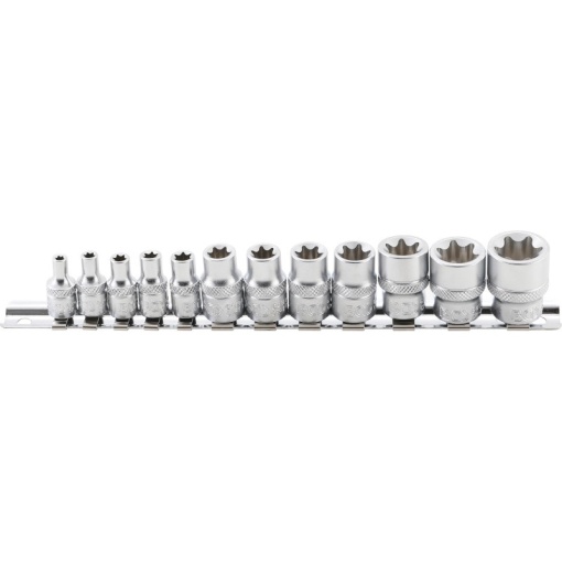 Set 12 chei stelate torx-negativ, 1/4" + 3/8", E4 - E20