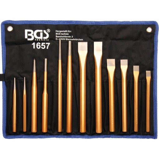 Set 12 piese BGS extractor splinturi, dalti, punctatoare