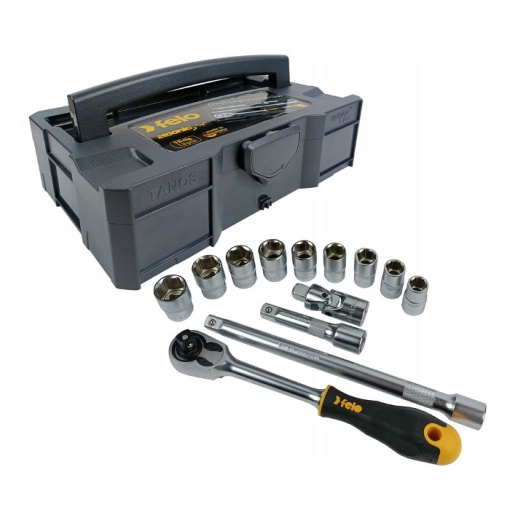 Set 13 piese FELO 12 chei tubulare 1/2"