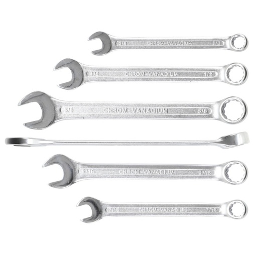 Set 6 chei combinate, 3/8"-11/16"
