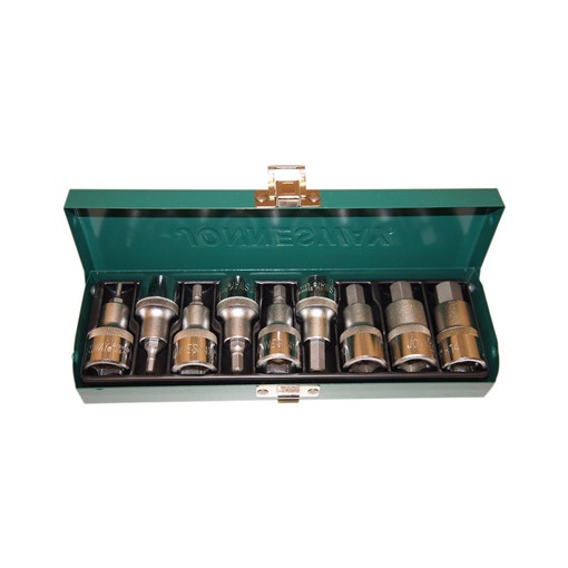 Set 9 piese tubulare Jonnesway 1/2" inbus H3-H14 mm