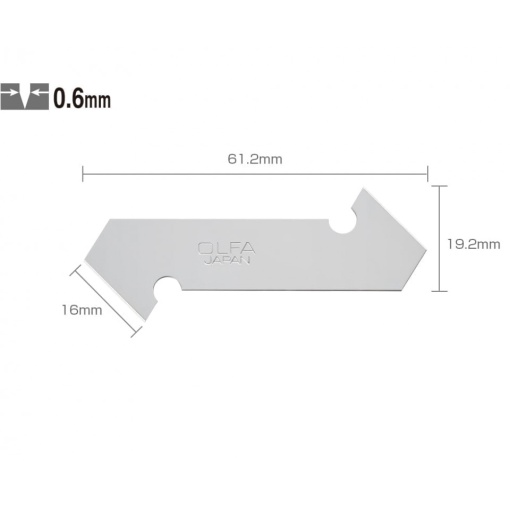 Set PB-800 - lame japoneze taiere plastic, plexiglas, textolit, 3 lame, Olfa