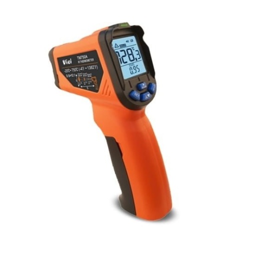 Termometru TM750A cu infraroșu și indicație laser multipunct, măsurare suprafețe