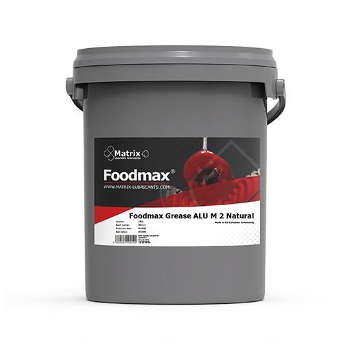 Unsoare alimentară pe bază de îngroșător complex de aluminiu fără dioxid de titan E171 - Foodmax Grease ALU M 2 Natural
